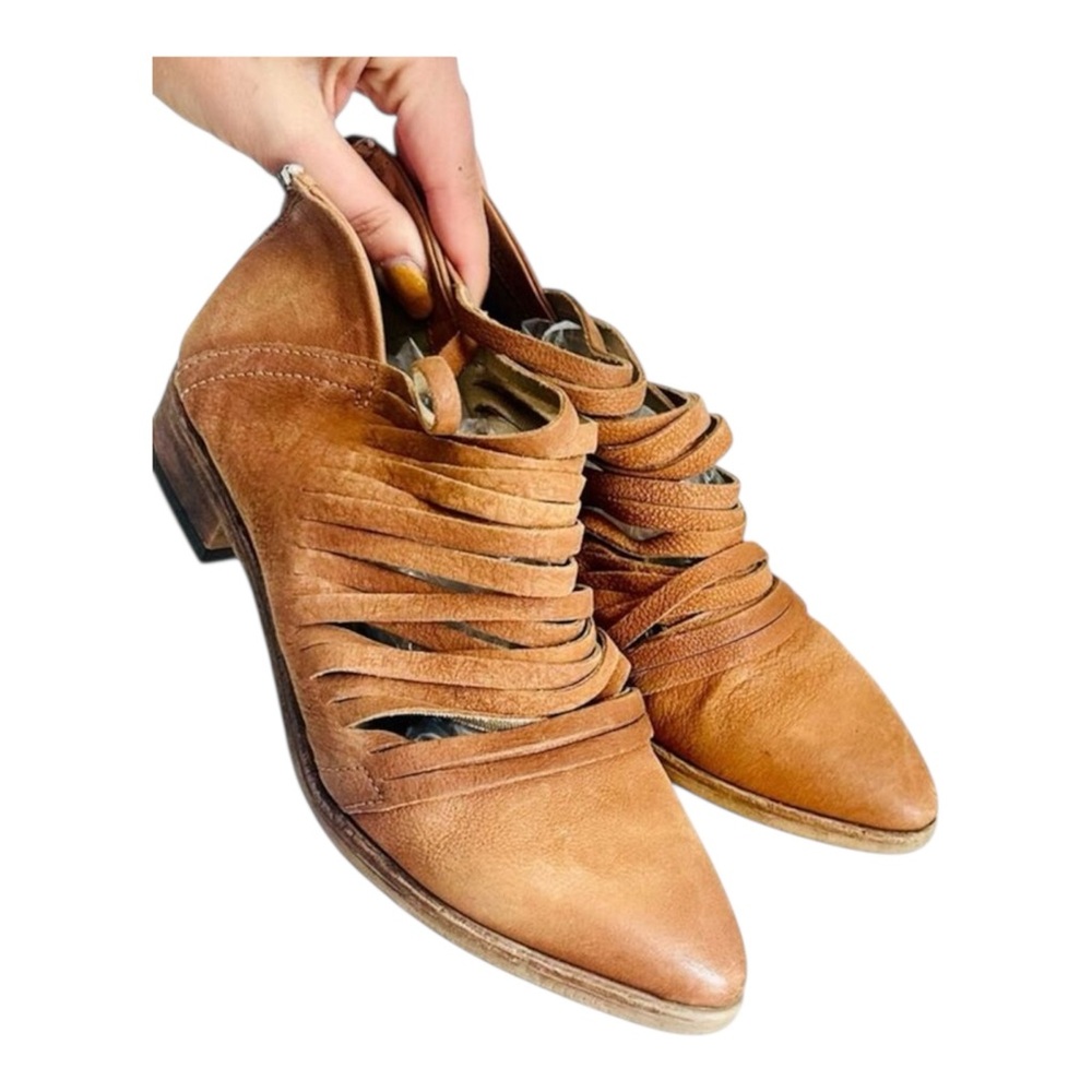 Distressed leather